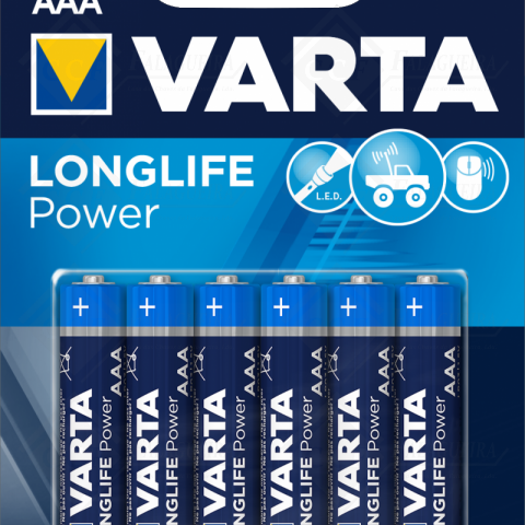 PILHA VARTA ALK HIGH ENERGY 4903.121.436 -AAA_BL4+2