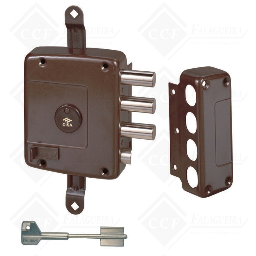 FECHADURA CISA - 1.57167.62.2 - 2 TRANCAS ESQ - CHAVE DE SERVIÇO (SEM TRANCAS)