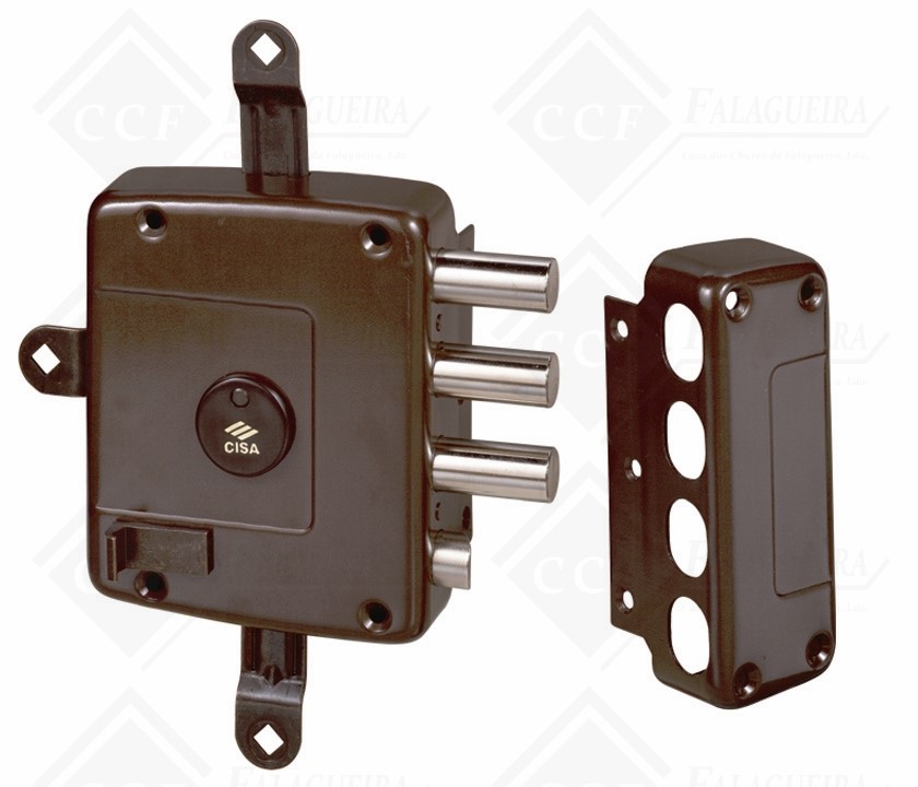 FECHADURA CISA - 1.57177.63.2 - 4 TRANCAS ESQ  (SEM TRANCAS)