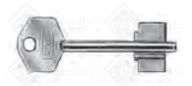 CHAVE POTENT ORIGINAL PARA COFRE REFª : 992