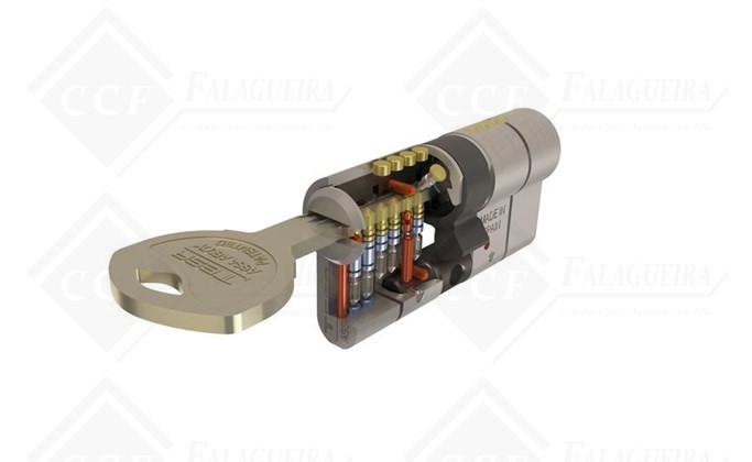 CILINDRO TESA 2030 / 30X50 LN T70 DS 5L.E24 - ANTI-PÂNICO