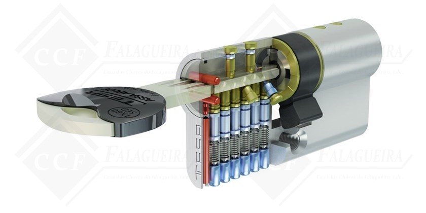 CILINDRO TESA TX80 R15 30X50 LN - ANTI-PÂNICO