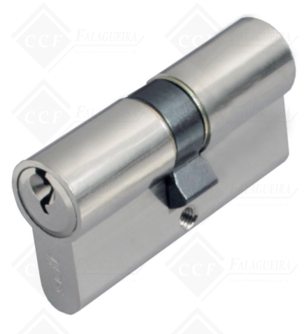 CILINDRO SOFI REF: 8556 27X27 NIQUELADO BRILHANTE