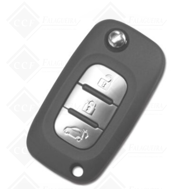 CARCAÇA (RN 15F) P/RENAULT - 3 BOTÕES - VA2T = RE 1DC3