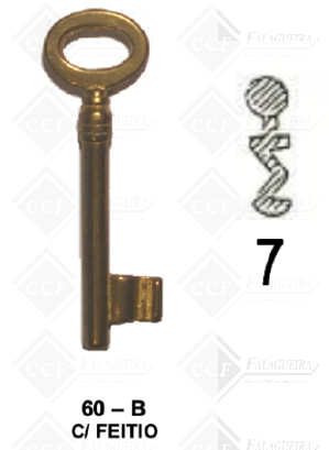 CHAVES DE PALHETAO (60B FEITIO 7)