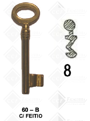 CHAVES DE PALHETAO (60B FEITIO 8)