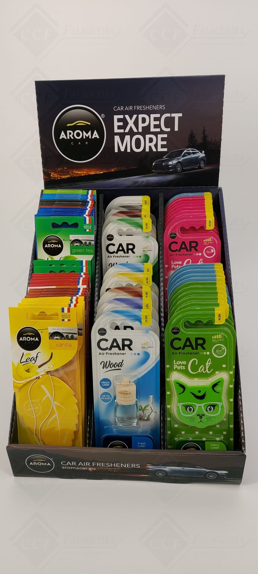 EXP. AROMA C/ 99 UN  KIT Nº 4 (LEAF+WOOD+CATS)