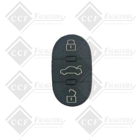 BORRACHA (AUB 3)  P/ AUDI  COM 3 BOTÕES