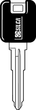CHAVES AUTO C/ PLASTICA (MAZ13DP) 