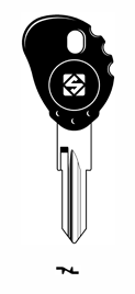 CHAVE AUTO CODIGO S/CHIP (ZD 24RTE)
