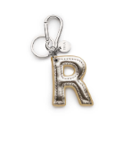 PORTACHAVE LETRA R-DOURADO C/MOSQUETÃO - AVK403074 -1 PEÇA