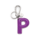 PORTACHAVE LETRA P-ROXO C/MOSQUETÃO - AVK403072 -1 PEÇA