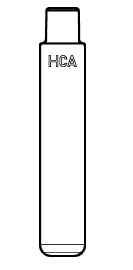 PERFIL SEM CABEÇA (HU 141T) SILVER NIQUEL