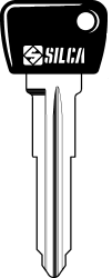 CHAVES AUTO C/ PLASTICA (MAZ 20RBP) LATÃO