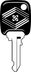 CHAVES AUTO C/ PLASTICA (NE 21EP)