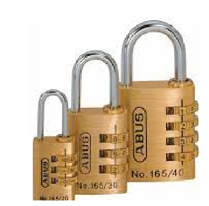 CADEADO ABUS 165 30MM CÓDIGO 3 DIGITOS