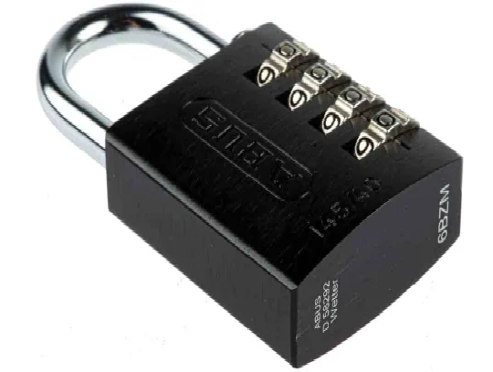 CADEADOS ABUS 145 40MM COMBINAÇÃO ALUMINIO PRETO