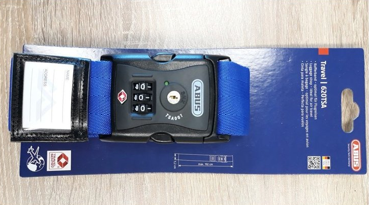 CINTA AJUSTÁVEL ABUS 620TSA AZUL