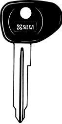 CHAVES AUTO C/ PLASTICA (VO 4P) LATÃO