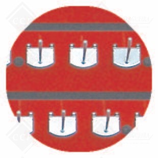 GANCHOS DE 90MM  P/ PAINEL METALICO - AVK 1401