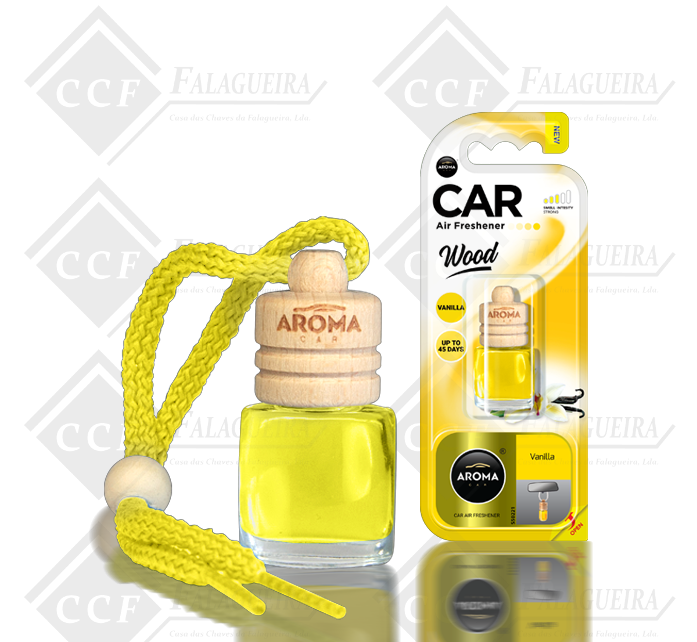 AROMA CAR WOOD VANILLA 6ML