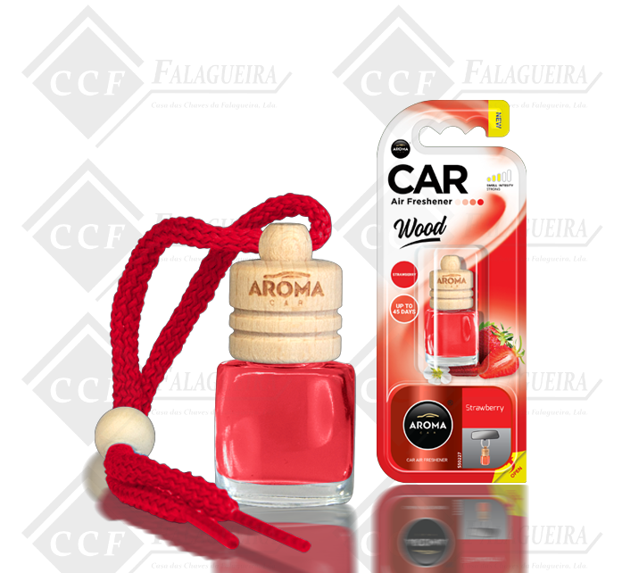 AROMA CAR WOOD STRAWBERRY 6ML