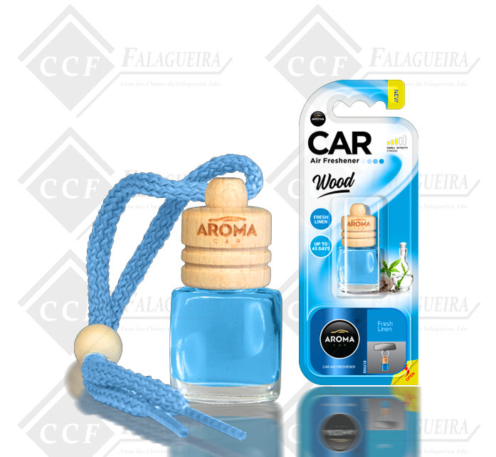 AROMA CAR WOOD FRESH LINEN 6ML
