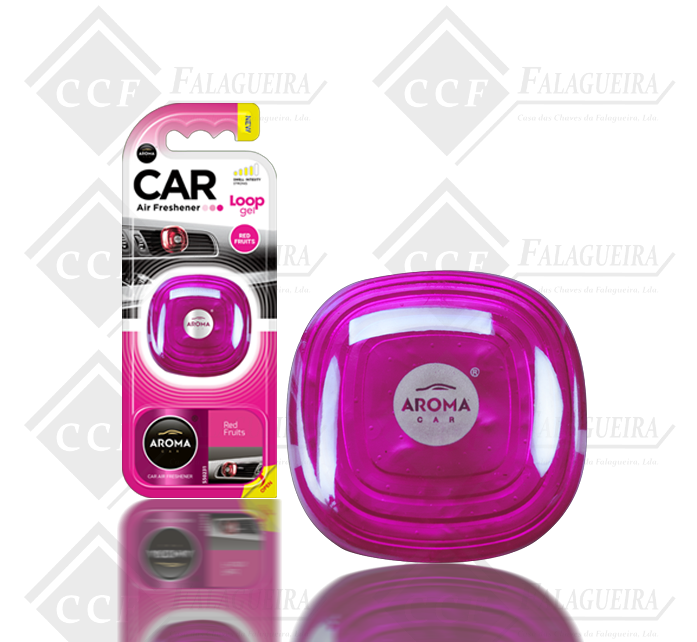 AROMA CAR LOOP GEL RED FRUITS