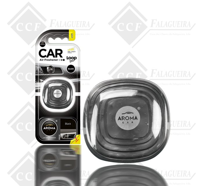 AROMA CAR LOOP GEL BLACK
