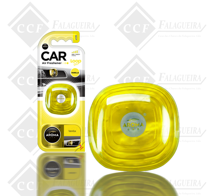 AROMA CAR LOOP GEL VANILLA