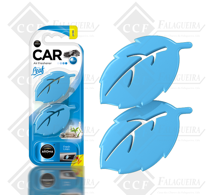AROMA CAR LEAF 3D 2MINI FRESH LINEN