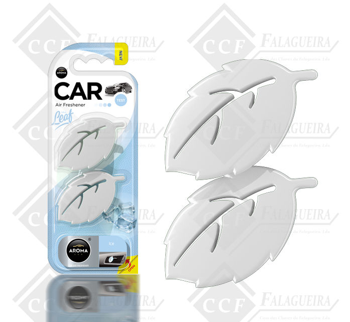 AROMA CAR LEAF 3D 2MINI ICE