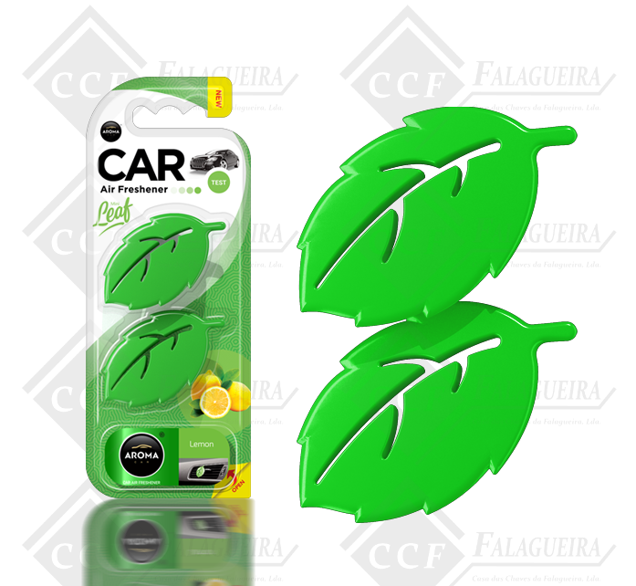 AROMA CAR LEAF 3D 2MINI LEMON
