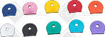 CAIXA C/200 ARGOLAS PLASTICAS 10 CORES-AVK404080-COBRE CABEÇA(SOL)