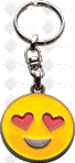 PORTACHAVE EMOJI - Olhos de coração - AVK7243