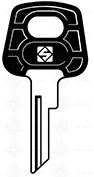 CHAVES AUTO C/ PLASTICA (BH 4P)