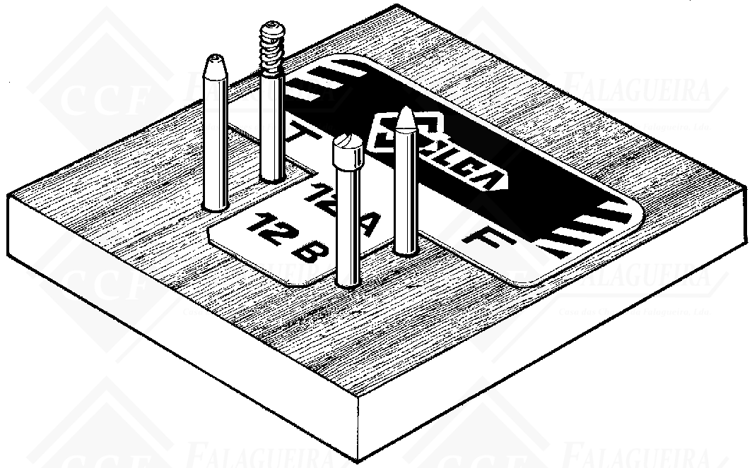 FRESA MUL-T-LOCK JOGO DE 4PCS - D701178ZB
