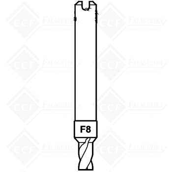 FRESA F8 - MORSSETE TUBOLAR - D701085ZB / D740479ZB