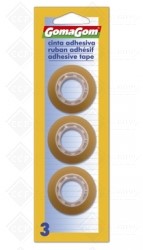 15083 - FITA COLA PACK 3 ROLOS 28M X 12MM