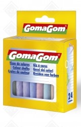 15021 - CAIXA DE GIZ CORES SORTIDAS 24 UNIDADES