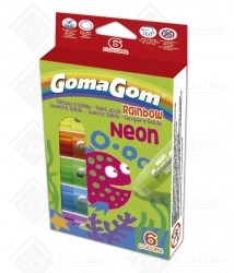 11031- GOUACHE SÓLIDO RAINBOW NEON-6 CORES