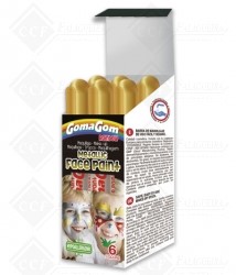 13511- GOUACHE SÓLIDO RAINBOW FACE PAINT METÁLICO - DOURADO