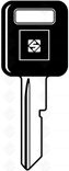 CHAVES AUTO C/ PLASTICA (GM 1CP) LATÃO