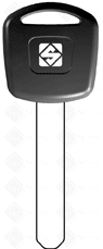 CHAVES AUTO C/ PLASTICA (HON66GP) - SILVER NIQUEL