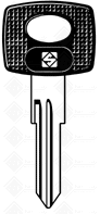 CHAVES AUTO C/ PLASTICA (HU 38RP) LATAO
