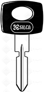 CHAVES AUTO C/ PLASTICA ESPECIAL (HU 39P) LATÃO = HU 40P