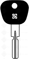 CHAVES AUTO C/ PLASTICA ESPECIAL (HU 58AP)