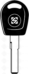 CHAVES AUTO C/ PLASTICA ESPECIAL (HU 66P) LATÃO