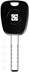 CHAVE AUTO CODIGO S/CHIP (HU 83TE) = PE 4T / CI 4T