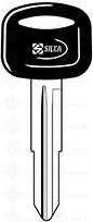 CHAVES AUTO C/ PLASTICA (HYN 6P)